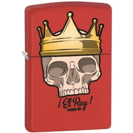 Zippo 2024 Zippo Custom Tattooed Boy El Rey! Red Matte ZIP-233CI010062